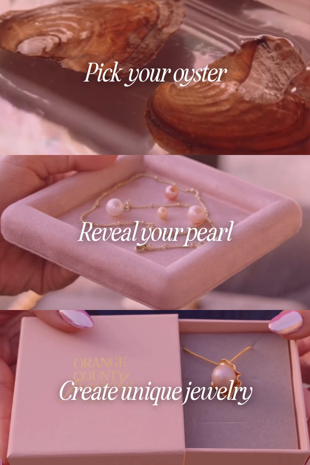 RSVP In-Studio Pearl Experience - Oyster to Custom Jewelry✨